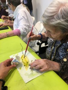 Kensington senior living Residents Create Fronds for local art project