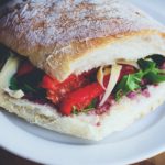 Summer Sandwich on Ciabatta Bread