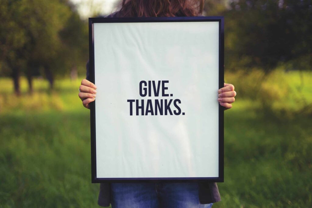 give thanks thanksgiving poster