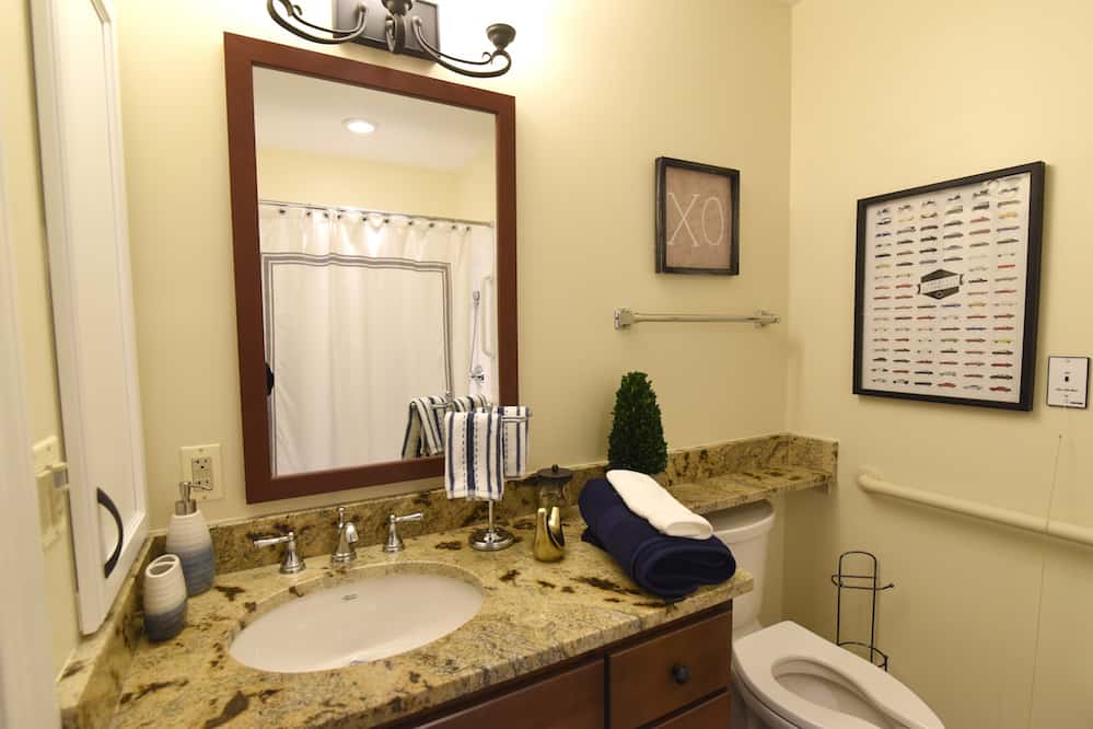 model suite bathroom