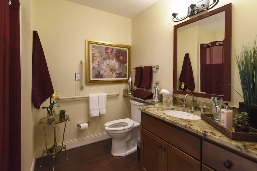 model suite bathroom