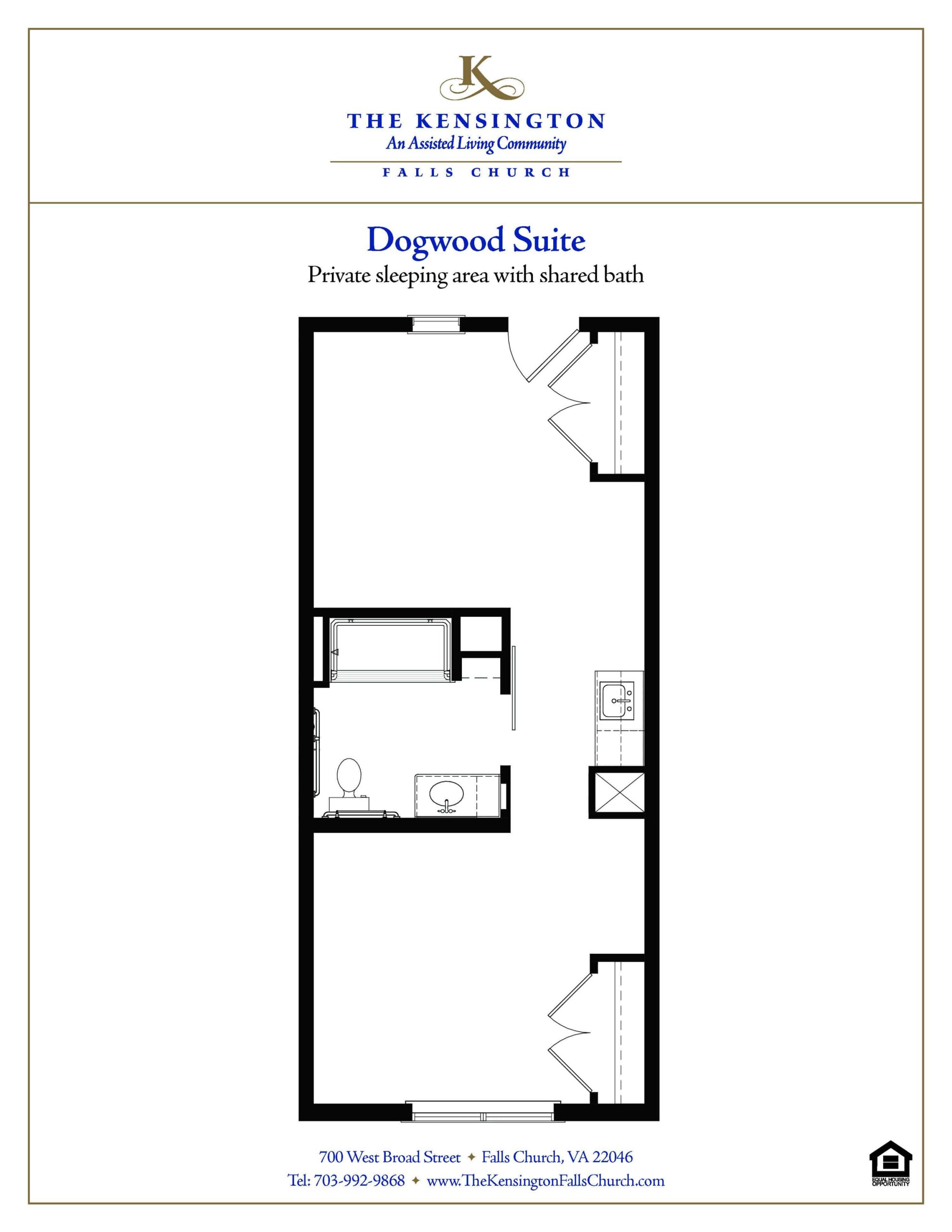 dogwood suite floorplan