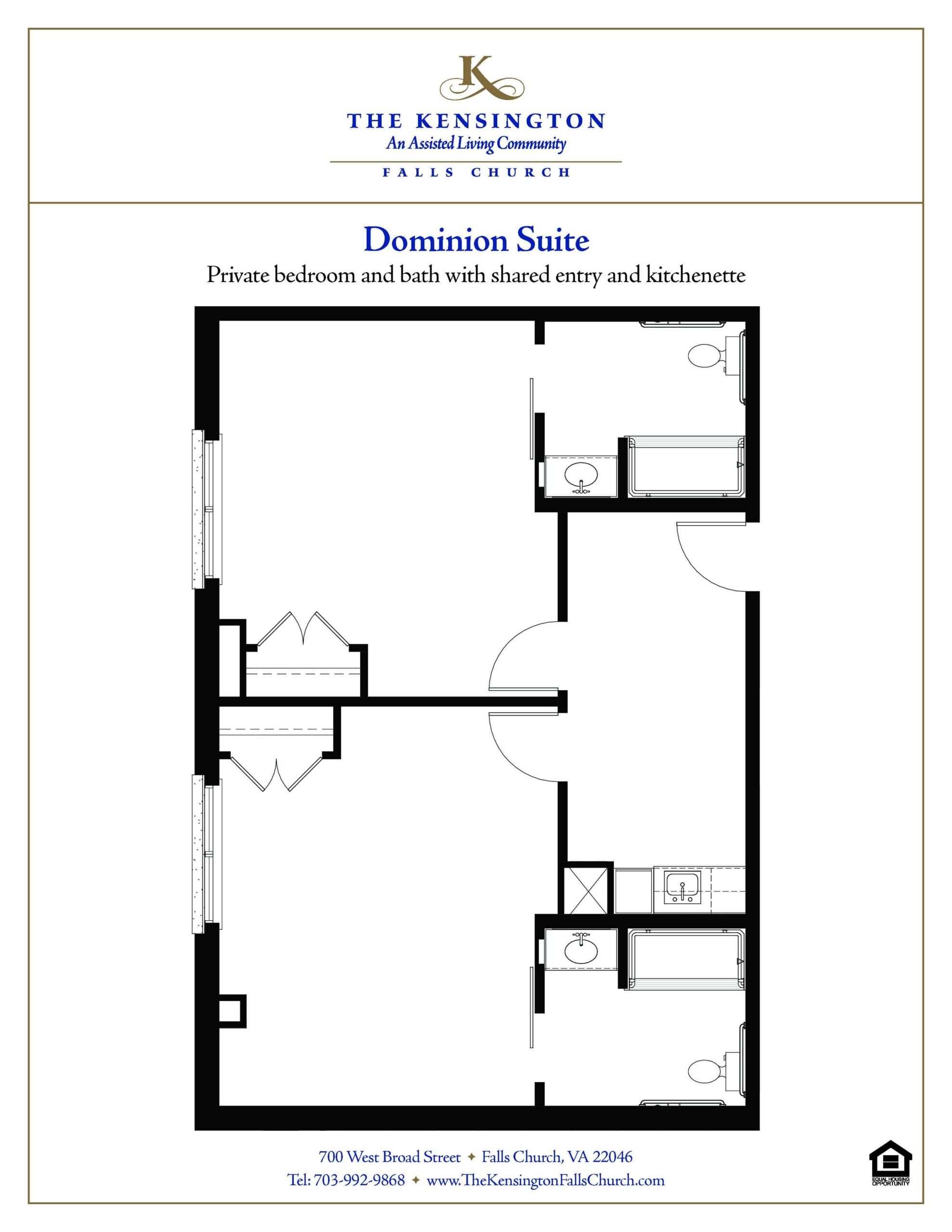 Dominion Suite floor plan