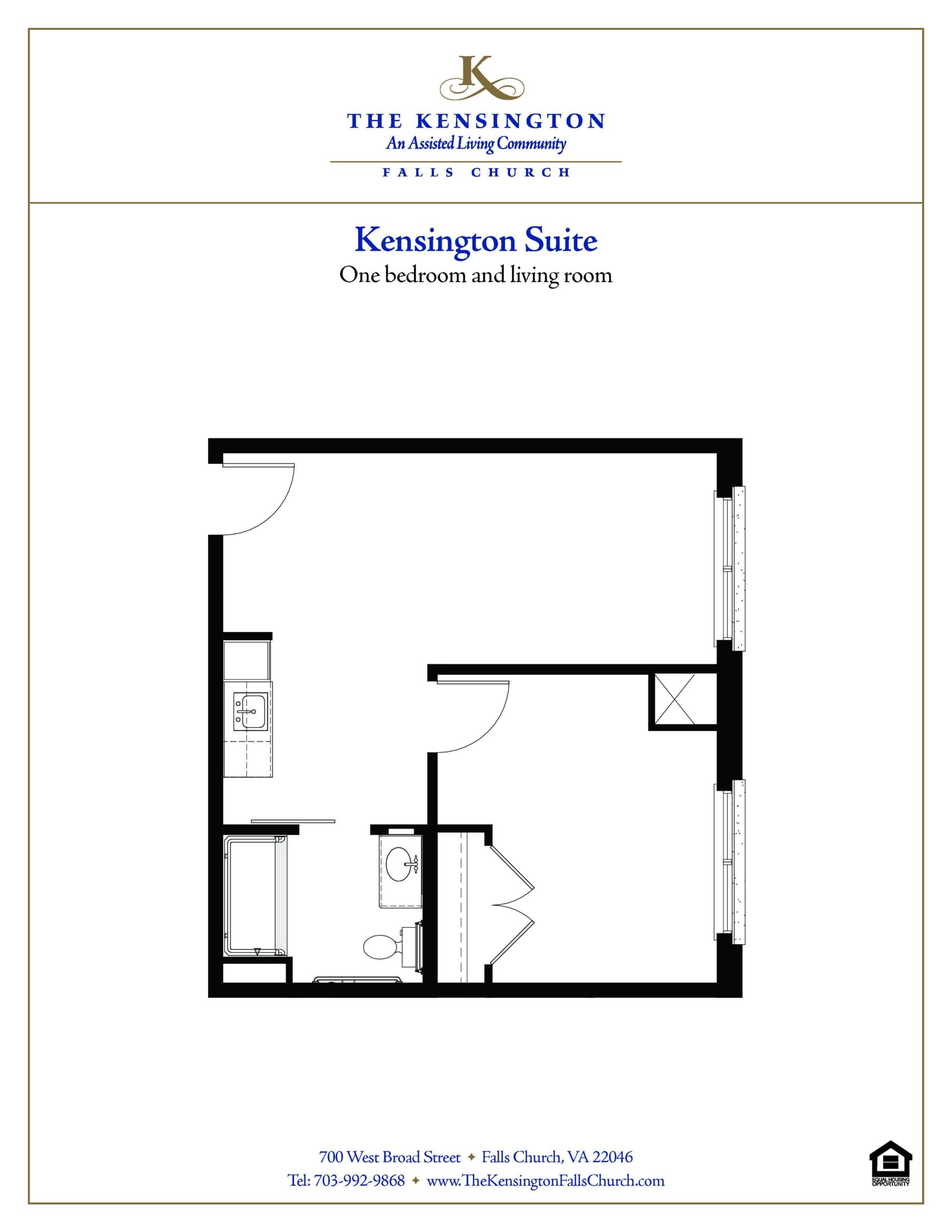 Kensington Suite floor plan