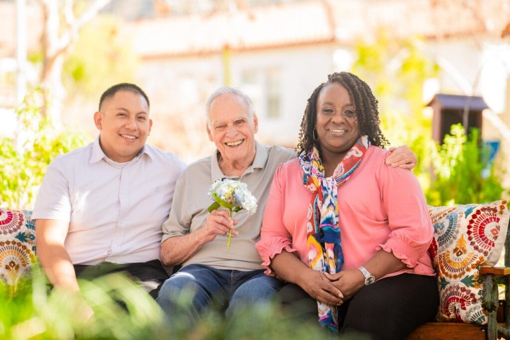 Grandfather Aging in Place in Northern Virginia with visitors