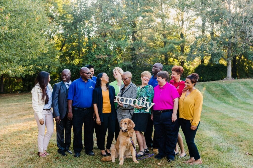 a team working in Memory Care