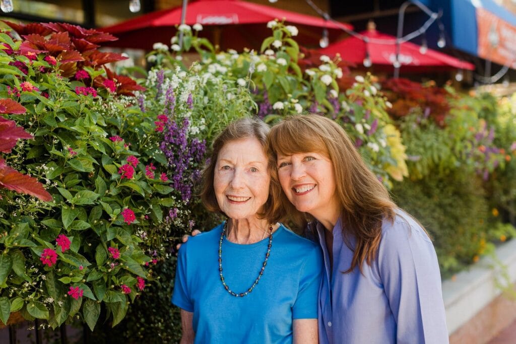 older mom receiving Parkinson’s care at Falls Church