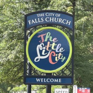The Little City road sign