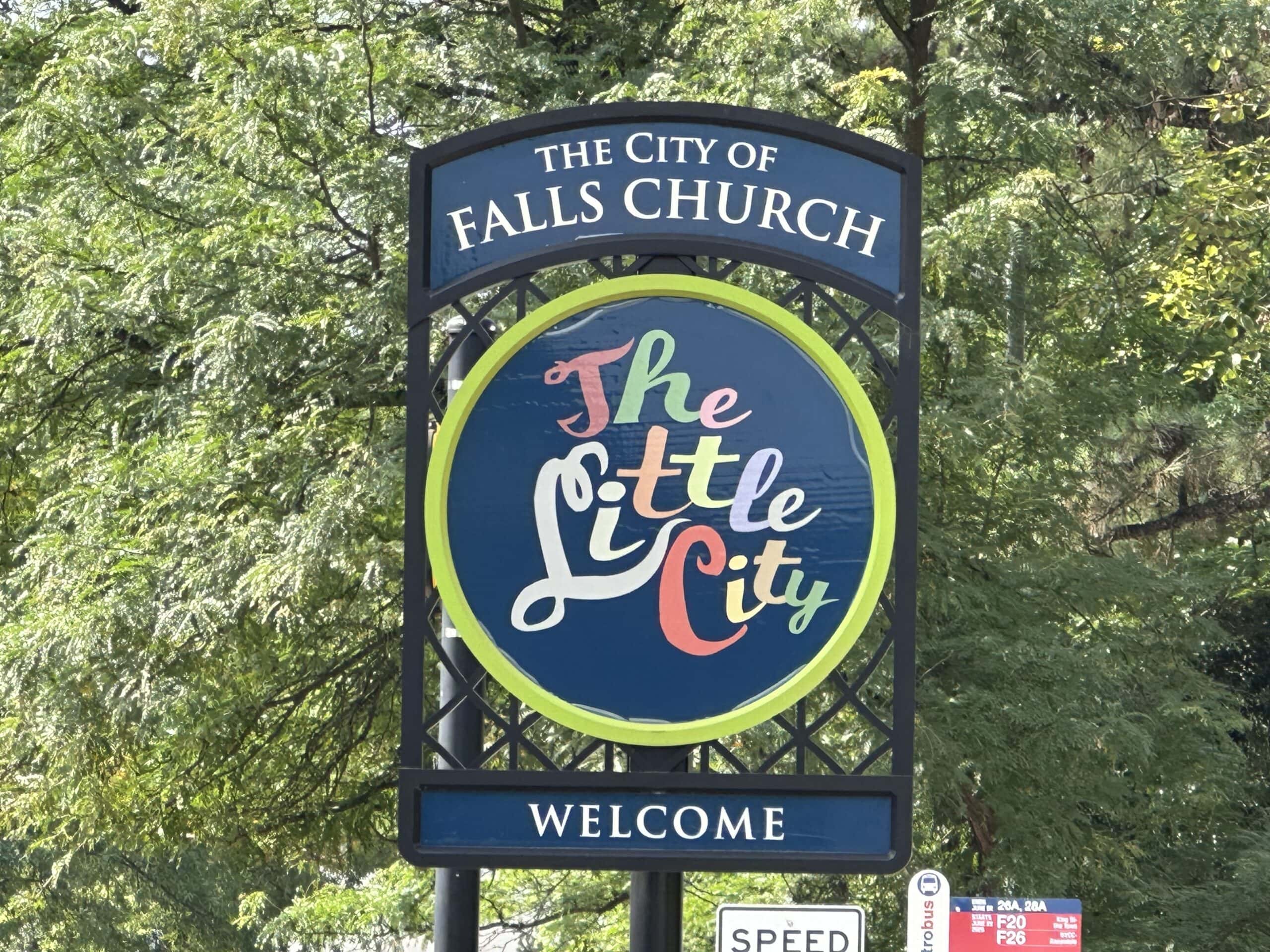 The Little City road sign